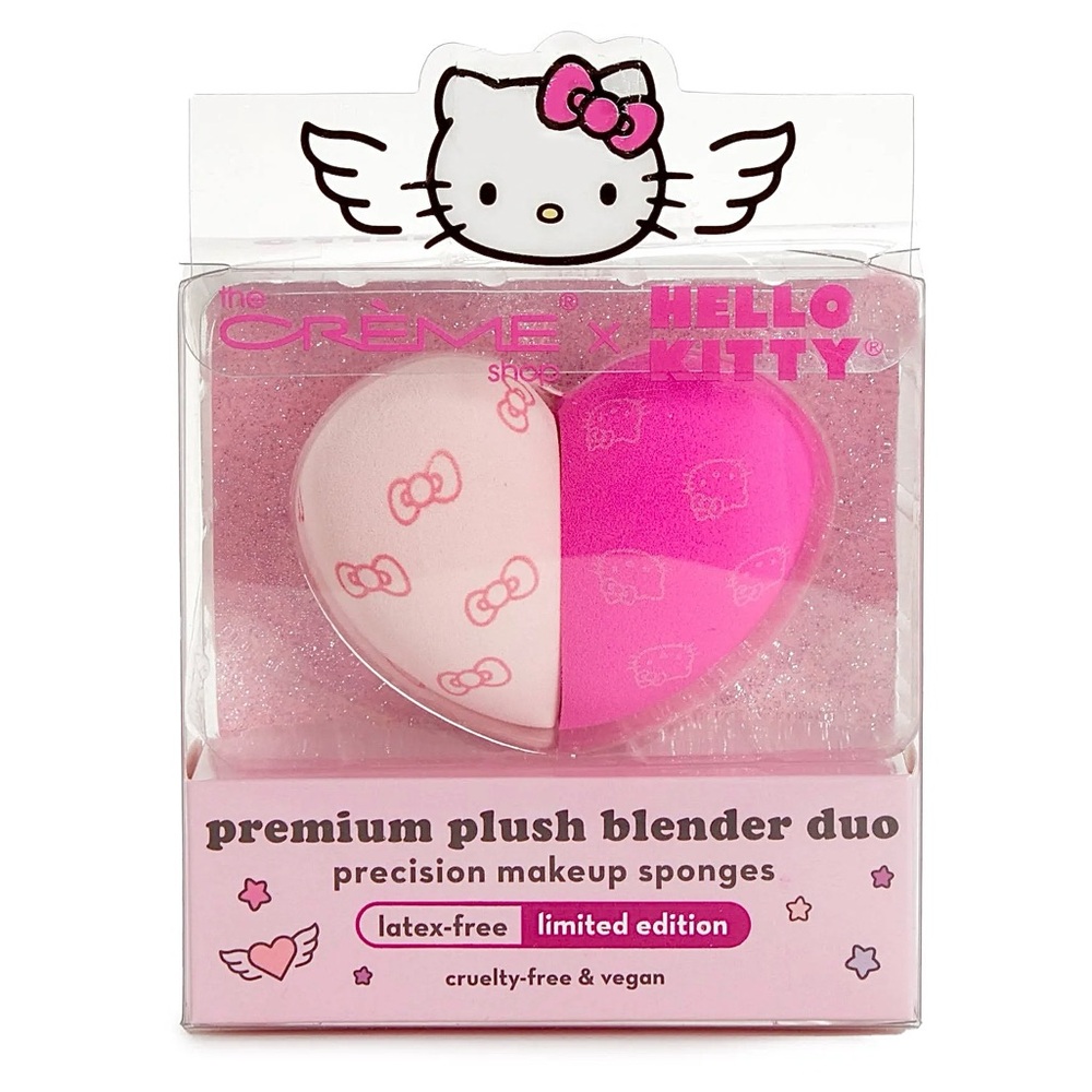 The Crème Shop x Hello Kitty Limited Edition Premium Plush Makeup Blender Duo